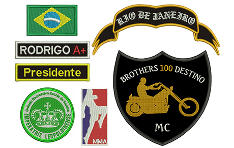 patch patche sutache bordado motoclube